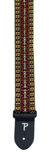 Perris 2" Poly Pro "Hootenanny' Guitar Strap with Leather ends