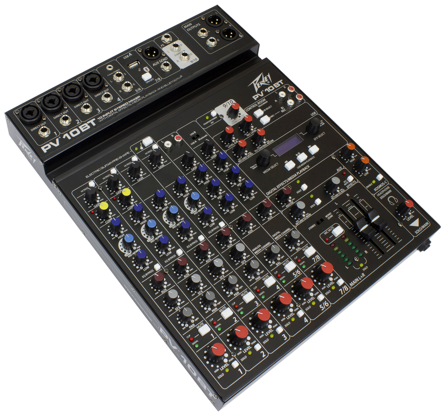 Peavey PV Series PV-10BT Compact 10-Channel Mixer with BT