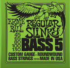 Ernie Ball BASS GTR 5 STR SET 45/130 REG SLINKY LIME