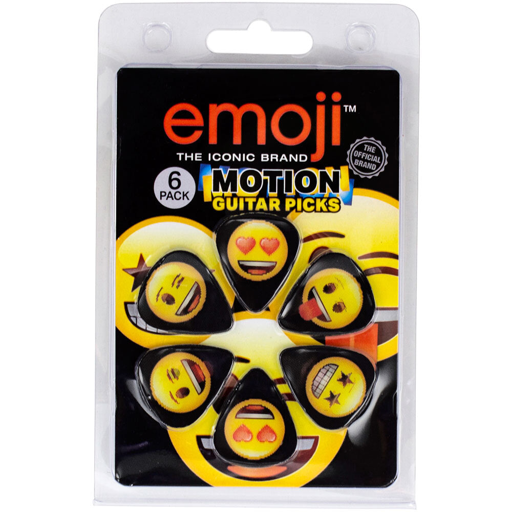 Perris Emoji - Good Vibes Licensed Motion Guitar Picks (6-Pack)