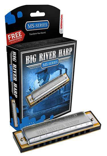 HOHNER BIG RIVER HARMONICA KEY F