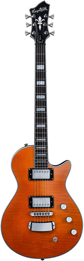 Hagstrom Ultra Max Guitar in Milky Mandarin Satin w/ Case