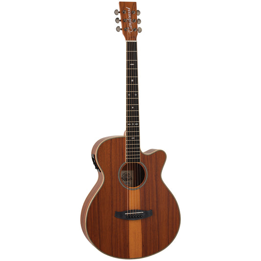 Tanglewood Reunion Pro Super Folk C/E All Figured Santos Solid Top