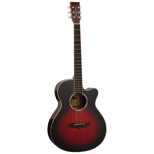 Tanglewood Winterleaf Pro Super Folk C/E Antique Vintage Burst Gloss