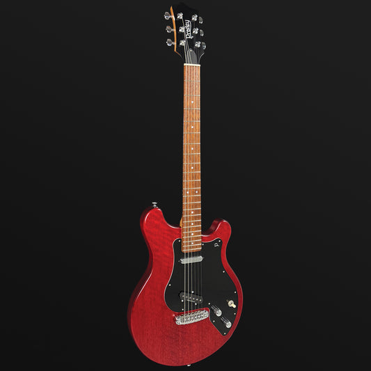 Pratley Electric AP11 Double Cut Solid body Premium Single coil set Natural Red