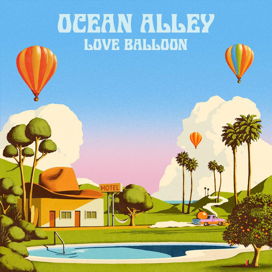 OCEAN ALLEY - LOVE BALLOON (INDIE EXCLUSIVE BLUE & CLEAR SMOKE ) LP