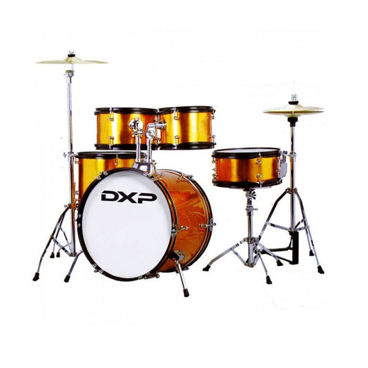 DXP Junior Drum Kit in Gold Sparkle Finish