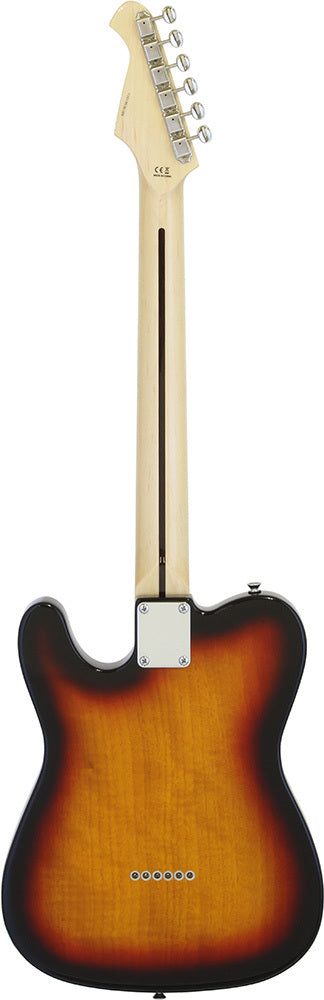 Aria 615-TL Series Semi-Hollow Electric Guitar in 3TS