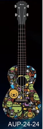 KEALOHA CONCERT UKULELE CARTOON FACE