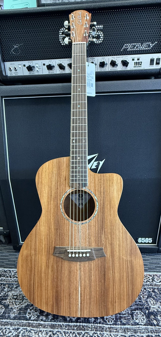 Cole Clark Studio series AN1EC - All Solid Blackwood with Dlx Gig Bag