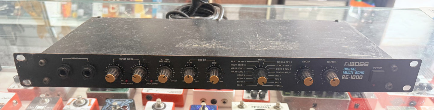 BOSS RE-1000 DIGITAL MULTI ECHO RACK UNIT - SECONDHAND