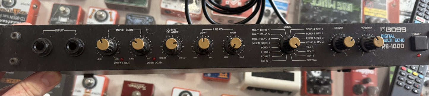BOSS RE-1000 DIGITAL MULTI ECHO RACK UNIT - SECONDHAND