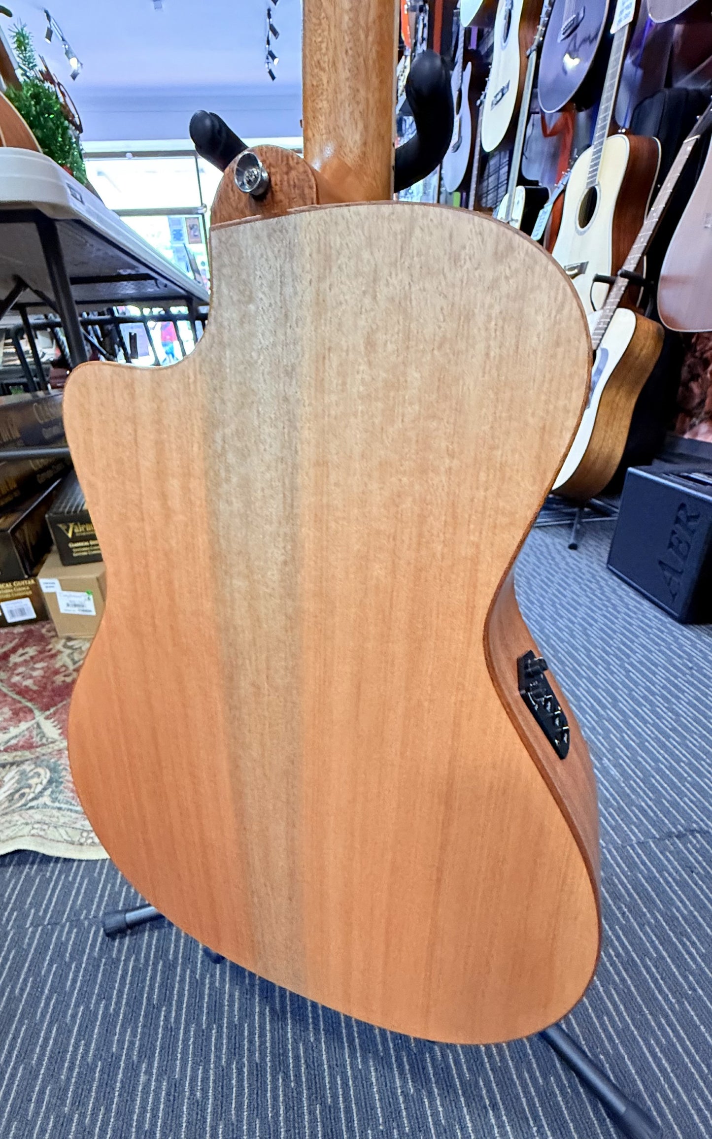 Cole Clark Studio Series AN1EC - Redwood Top with Maple Back & Sides with DLX Gig Bag