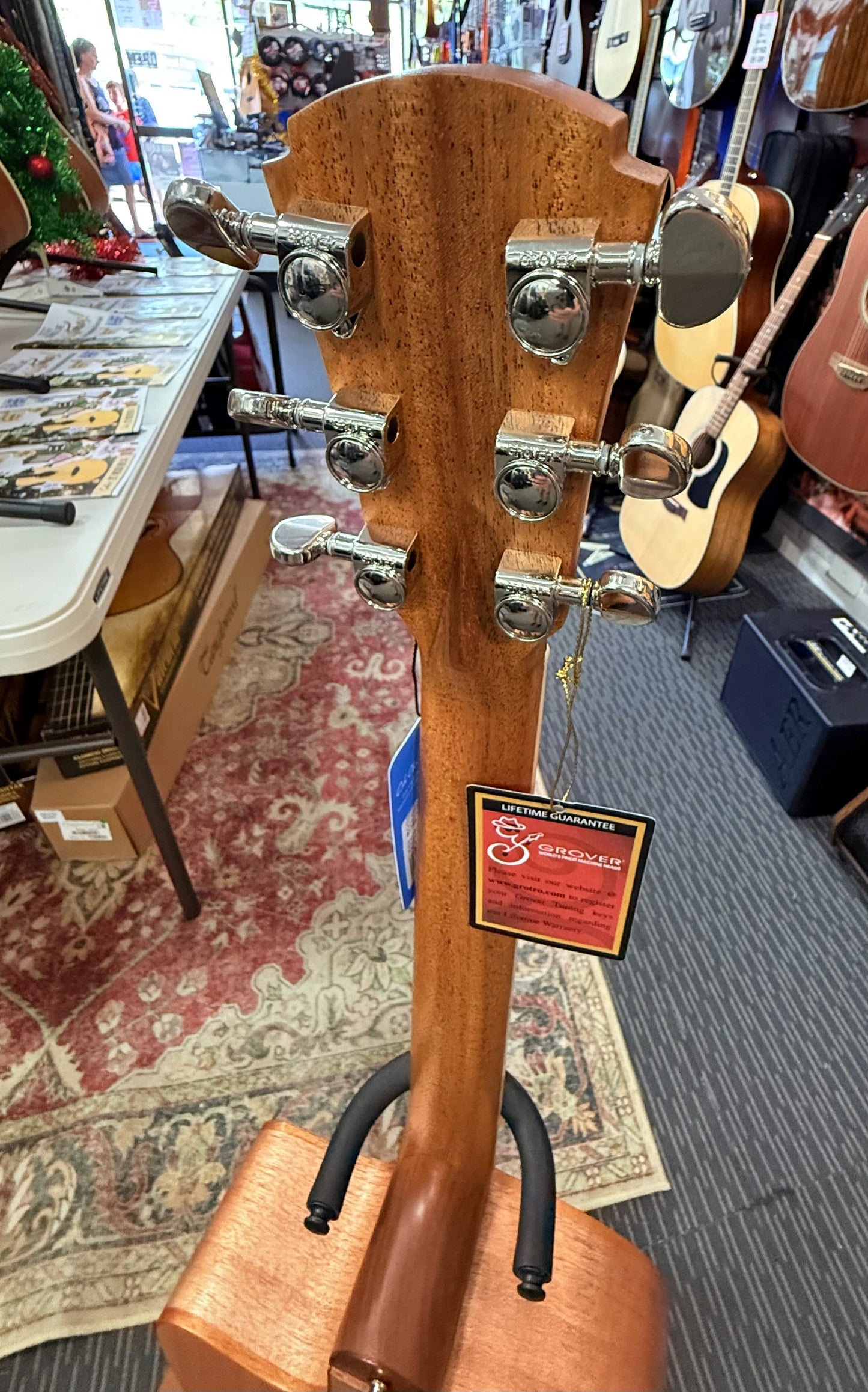 Cole Clark Studio Series AN1EC - Redwood Top with Maple Back & Sides with DLX Gig Bag