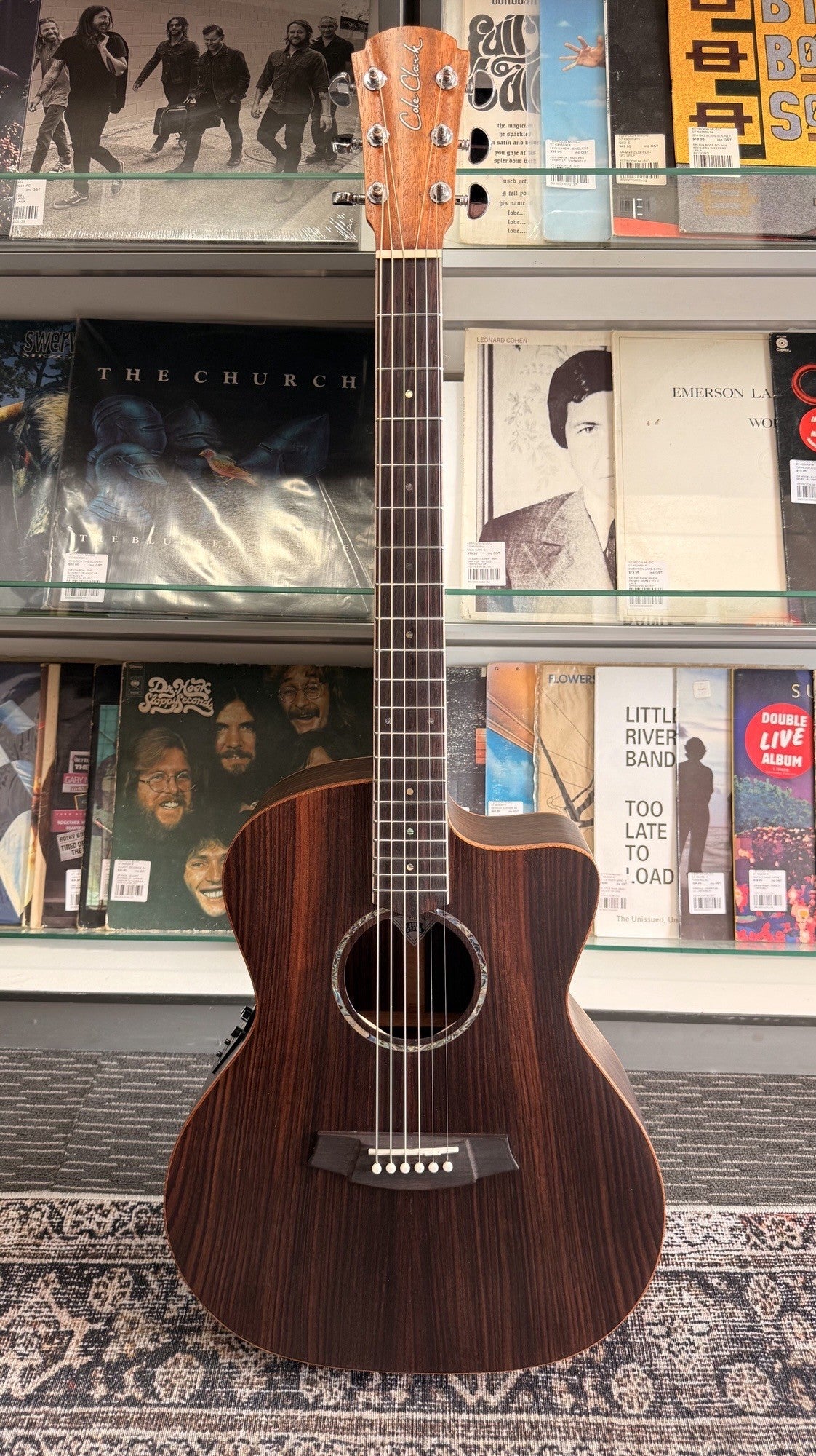 COLE CLARK STUDIO SERIES AN1EC - ALL SOLID ROSEWOOD W/ DLX BAG