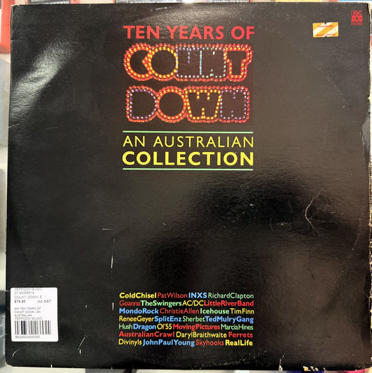 TEN YEARS OF COUNT DOWN - AN AUSTRALIAN COLLECTION - 2LP (Pre-Loved)