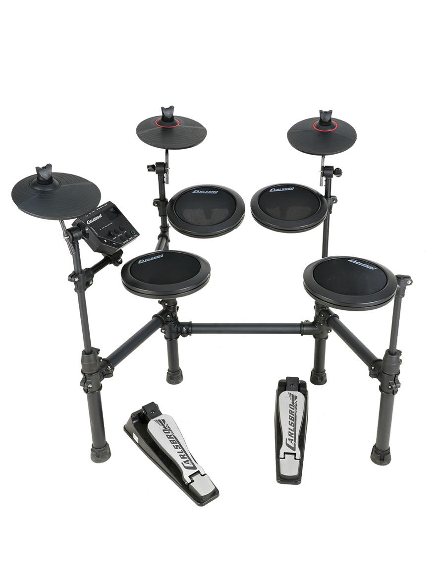 Carlsbro CSD5M Electronic Mesh Drum Kit Package with Bluetooth, Drum Throne & Headphones