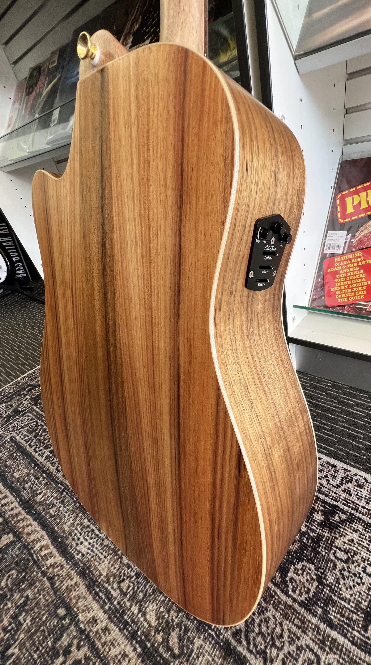 Cole Clark FL2EC A/E GTR BUNYA FACE BLACKWOOD B/S W/case