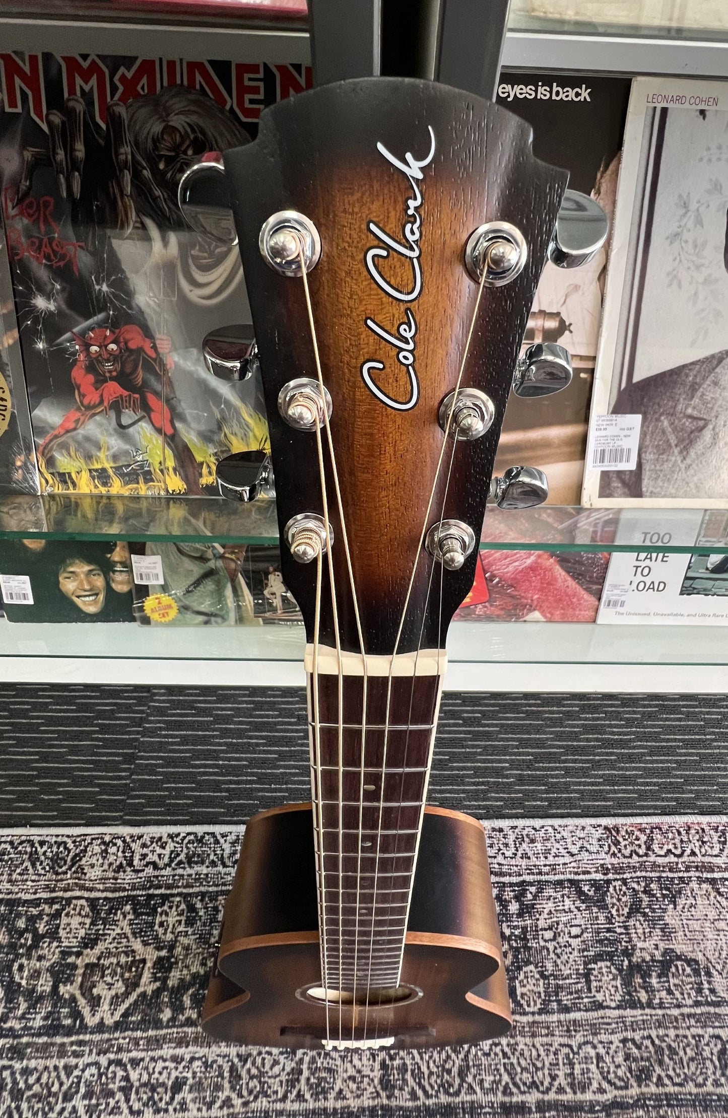 COLE CLARK PARLOUR MINI ALL BLACKWOOD - SUNBURST W/ GIG BAG