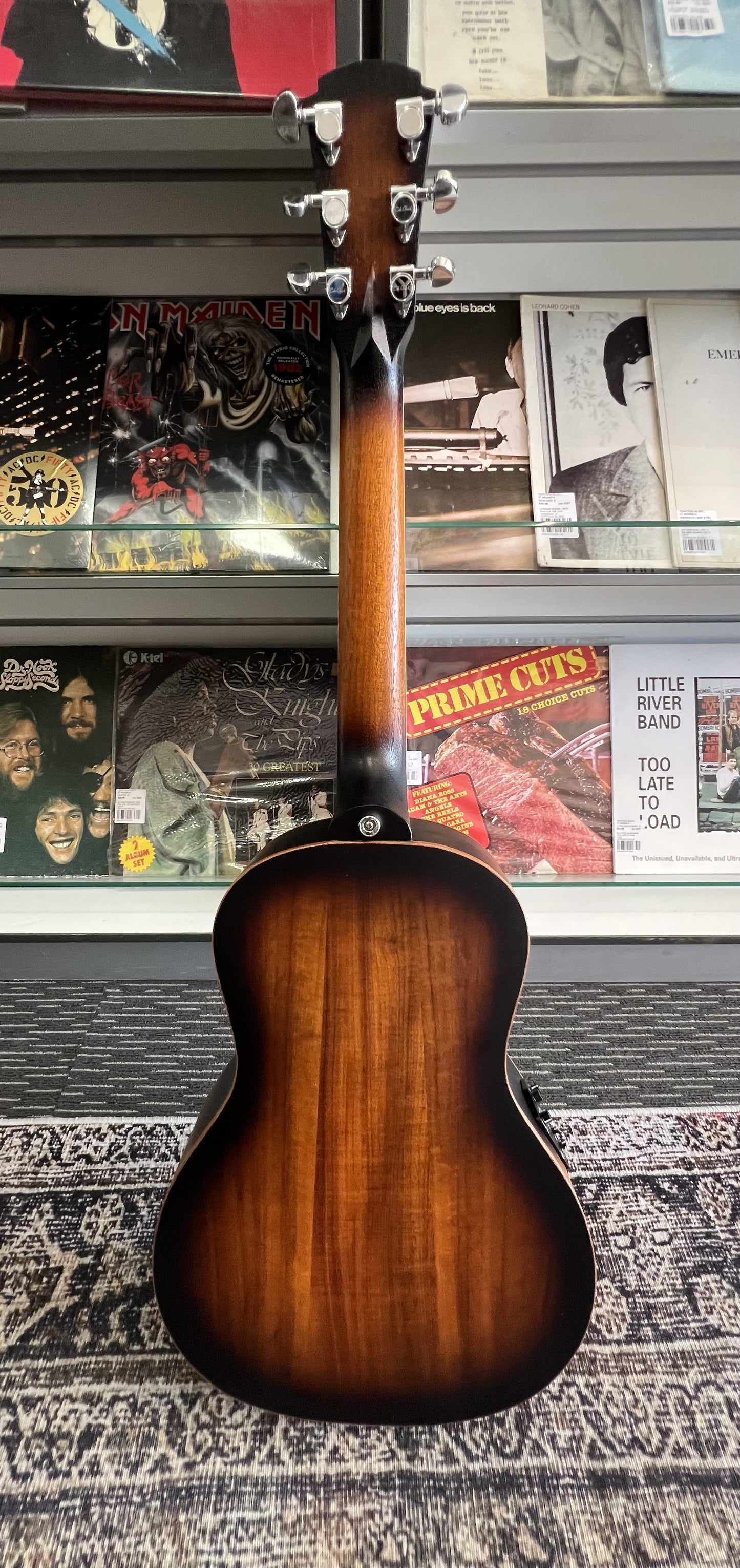 COLE CLARK PARLOUR MINI ALL BLACKWOOD - SUNBURST W/ GIG BAG
