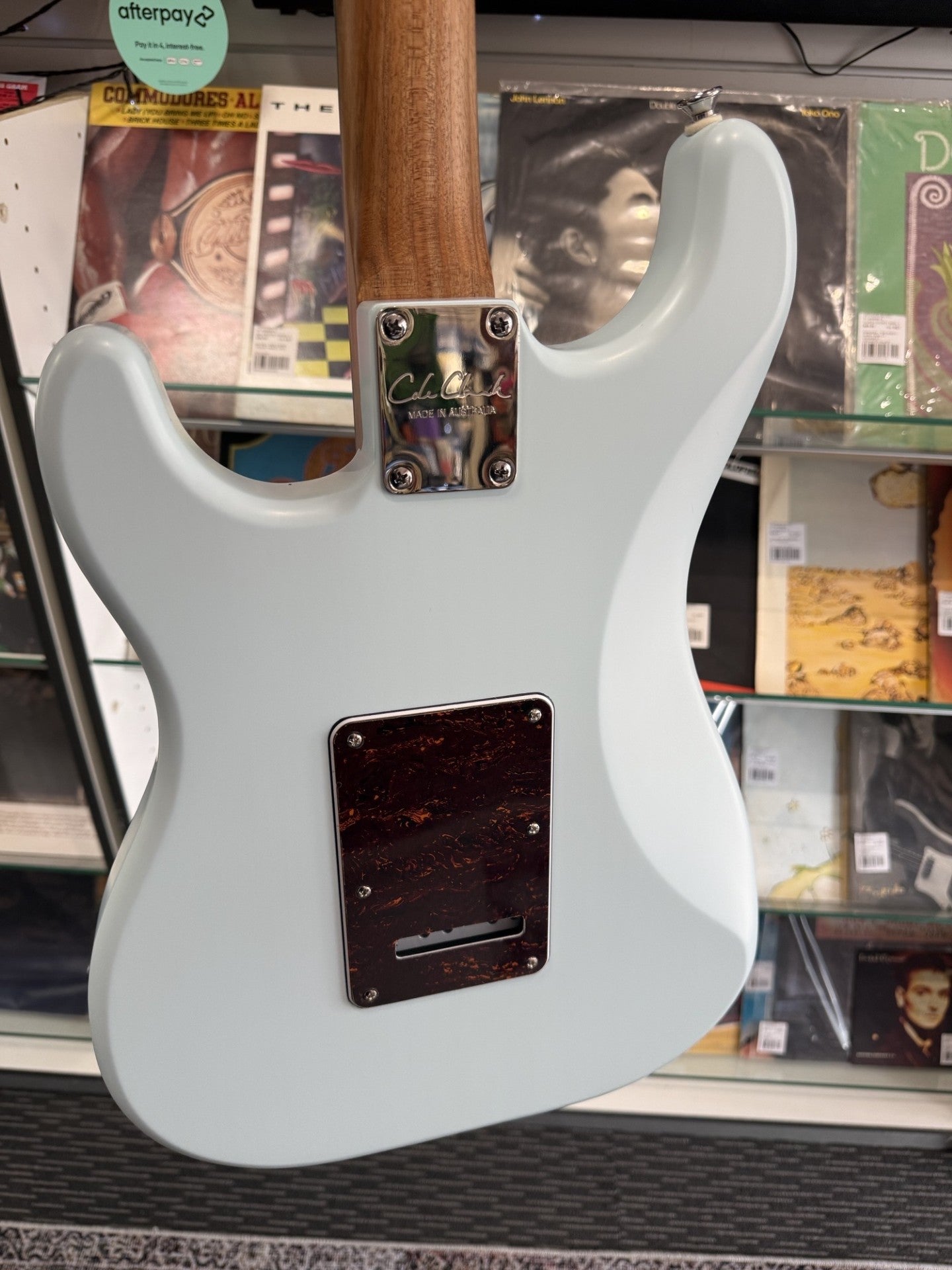 COLE CLARK - HOLLOW BABY HSS - Baby Blue with CASE