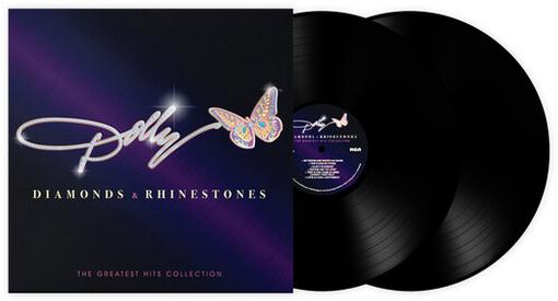 DOLLY PARTON - DIAMONDS & RHINESTONES - GREATEST HITS LP