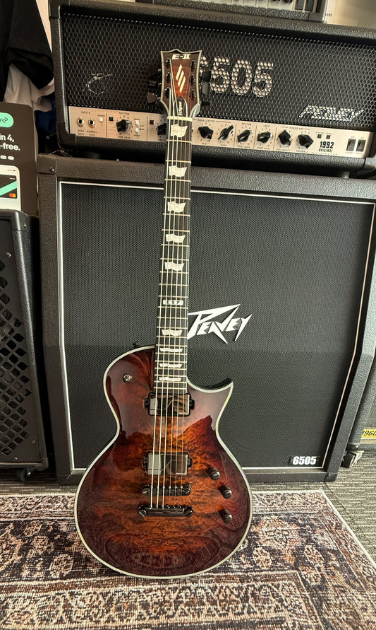 ESP ECLIPSE E-11 TIGER EYE WITH CASE - MINT CONDITION Pre-Loved