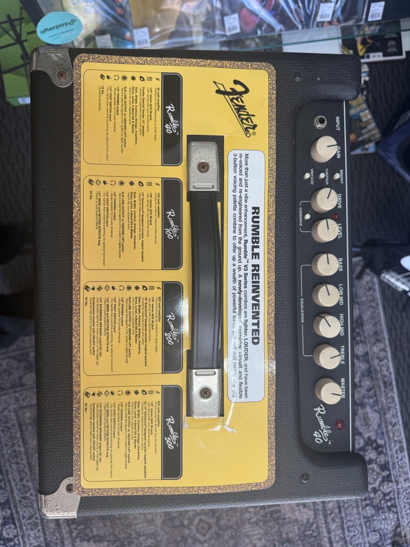 FENDER RUMBLE 40 BASS AMP - SECONDHAND