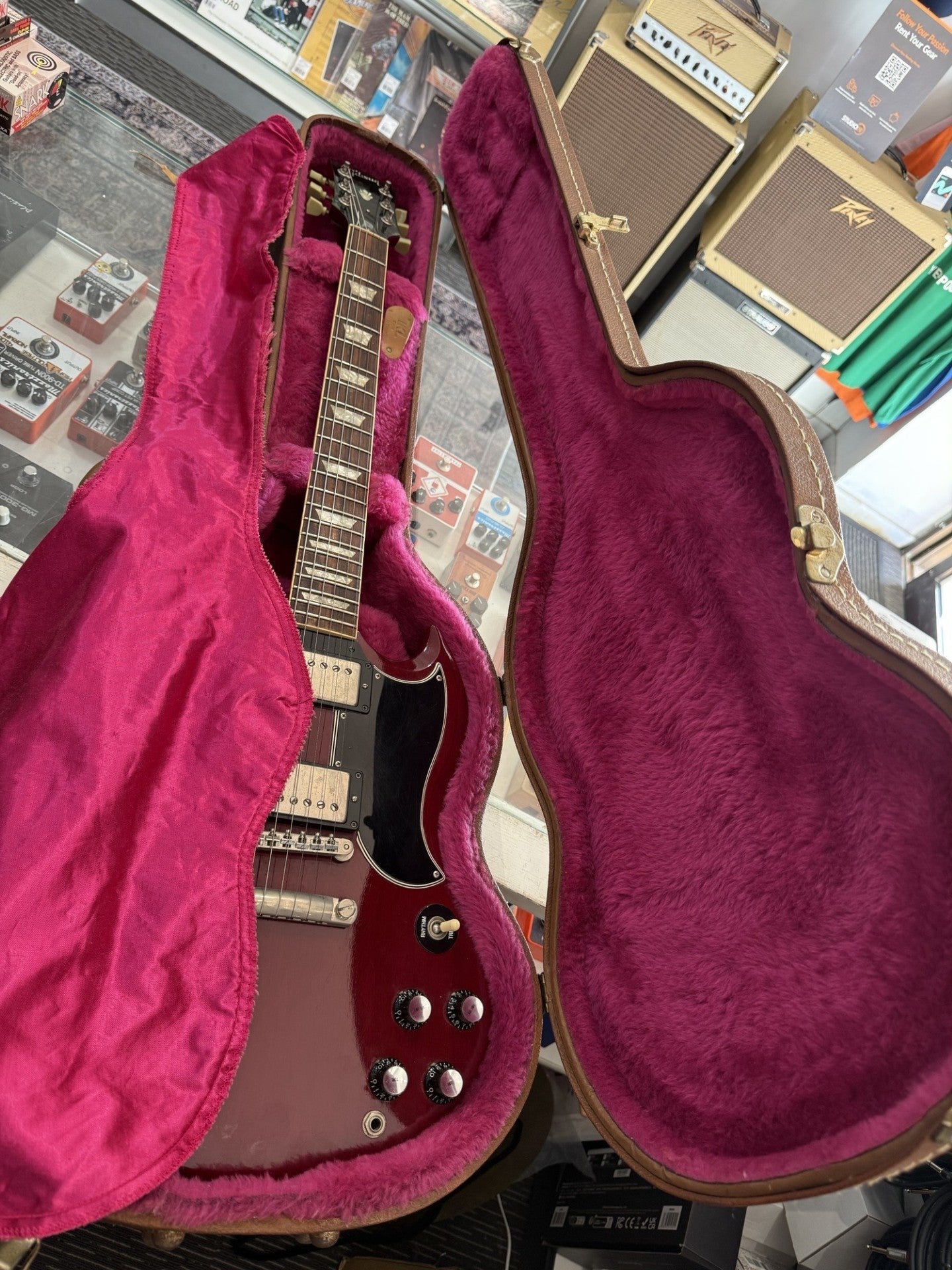 GIBSON SG . 61 Reissue  - MADE IN 1993 - CHERRY - IN CASE