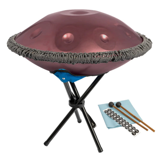 MANO 10 NOTE HANDPAN - Purple Finish