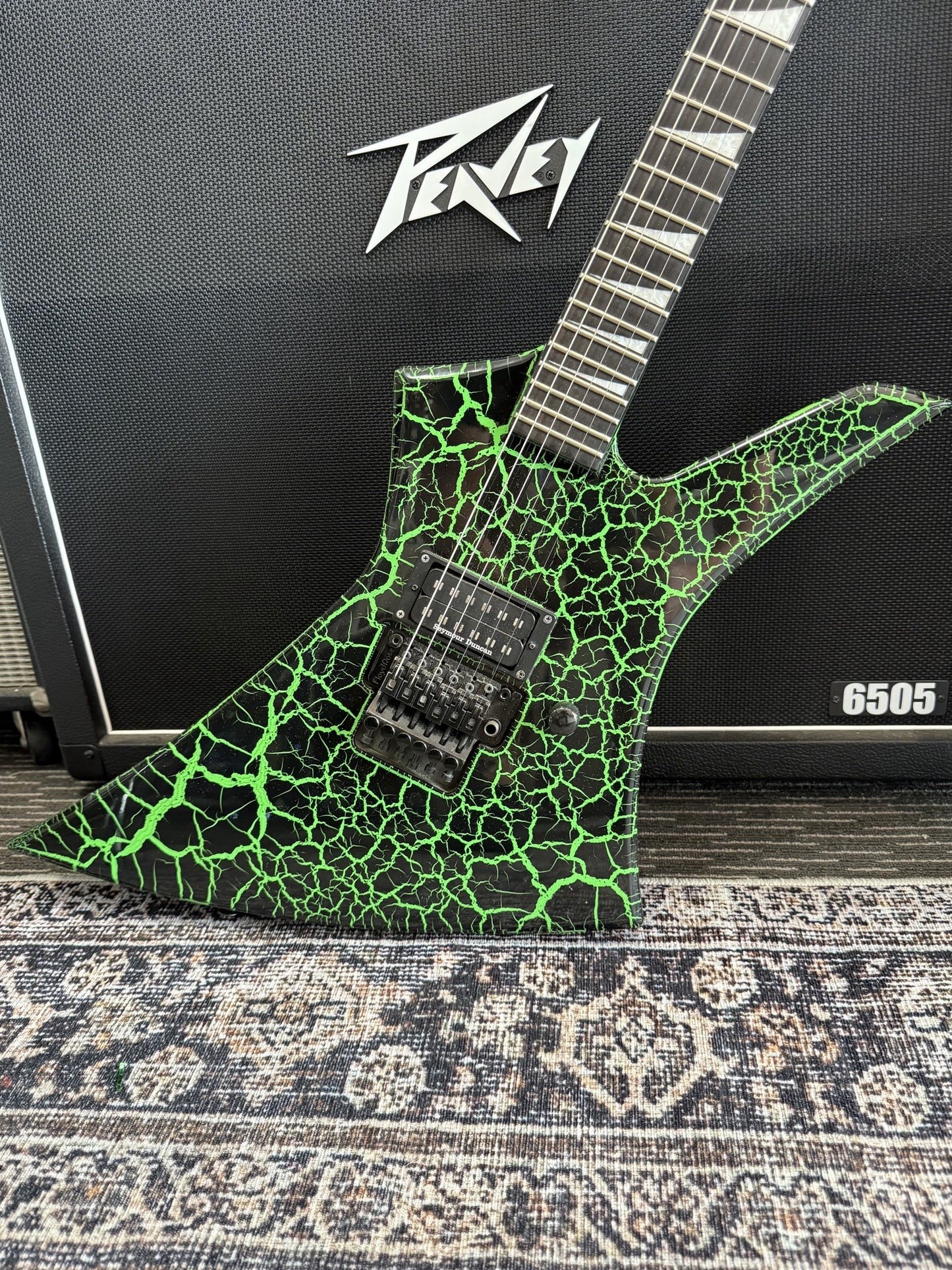 JACKSON Pro Series Signature Brandon Ellis Kelly - Green Crackle - SECONDHAND