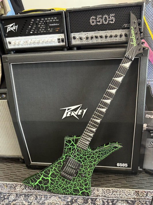 JACKSON Pro Series Signature Brandon Ellis Kelly - Green Crackle - SECONDHAND