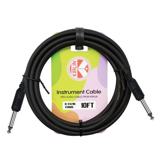 Kirlin 10ft Entry IC Black Instrument Cable