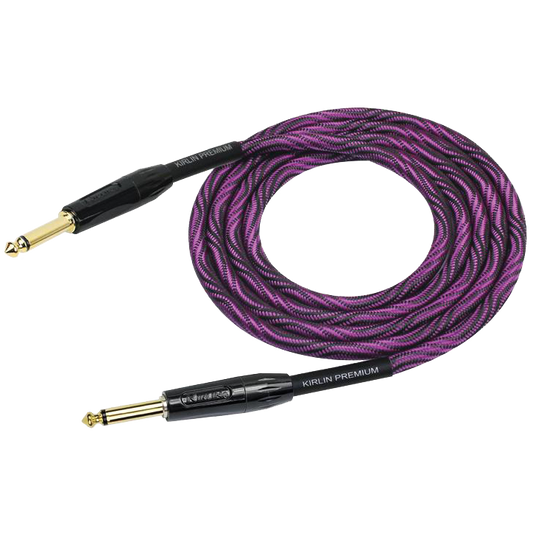 Kirlin 20ft Premium Plus Wave Purple Guitar Cable