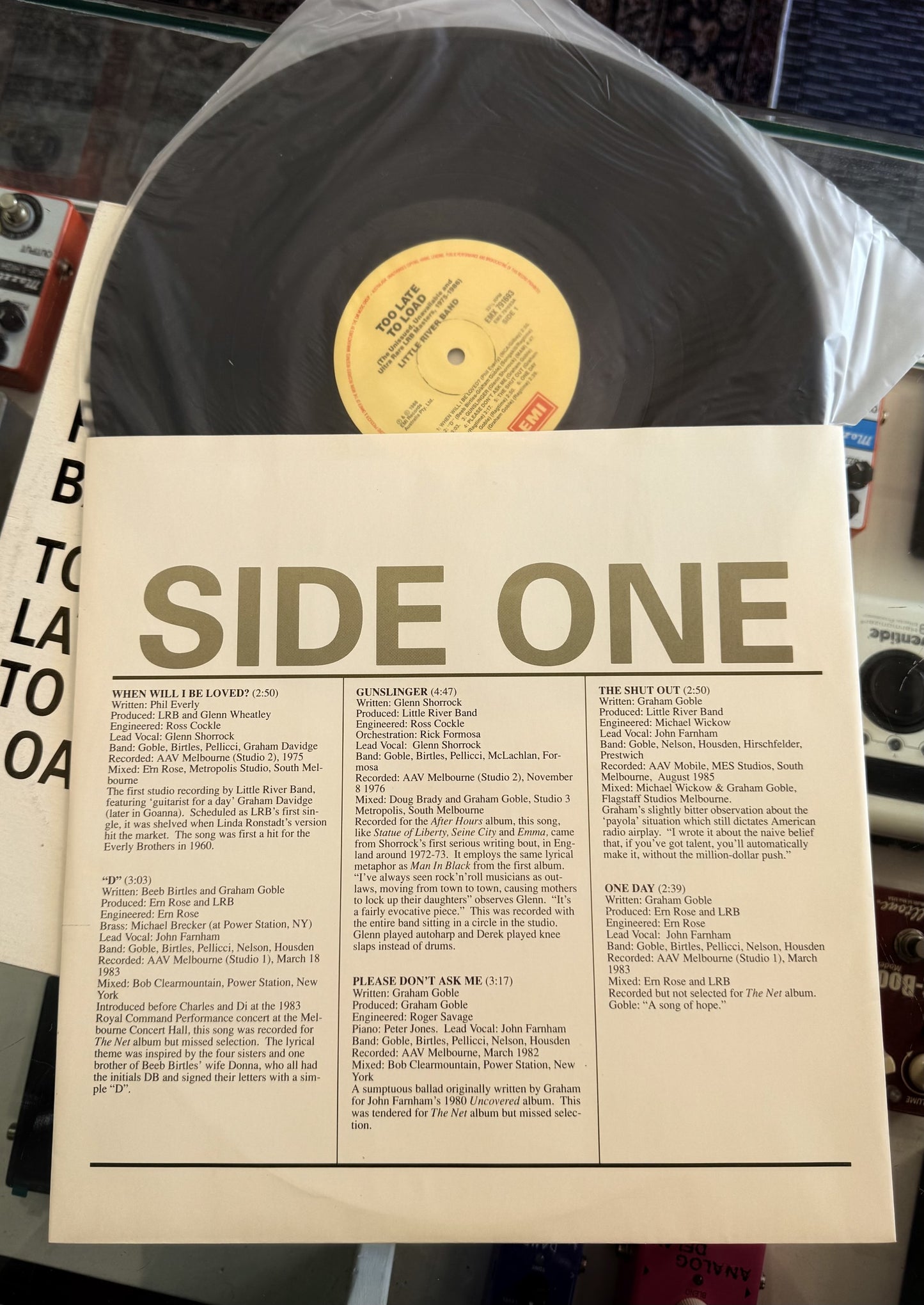 LITTLE RIVER BAND - TOO LATE TO LOAD LP (Vintage)