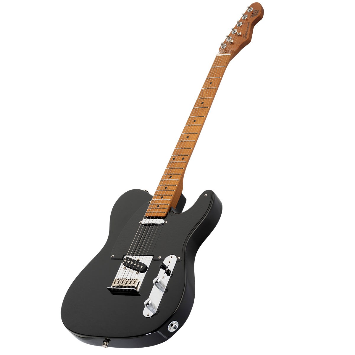 Sceptre Arlington Std Black Single Cutaway Black2SC w Maple Board by Levinson