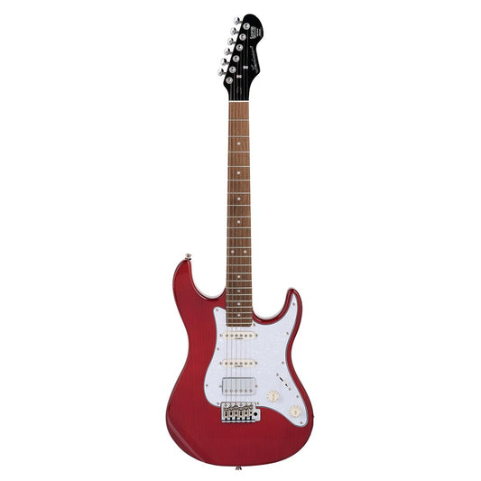 Sceptre Ventana Dlx Red Double Cutaway Thru RedHSS w Walnut Board by Levinson