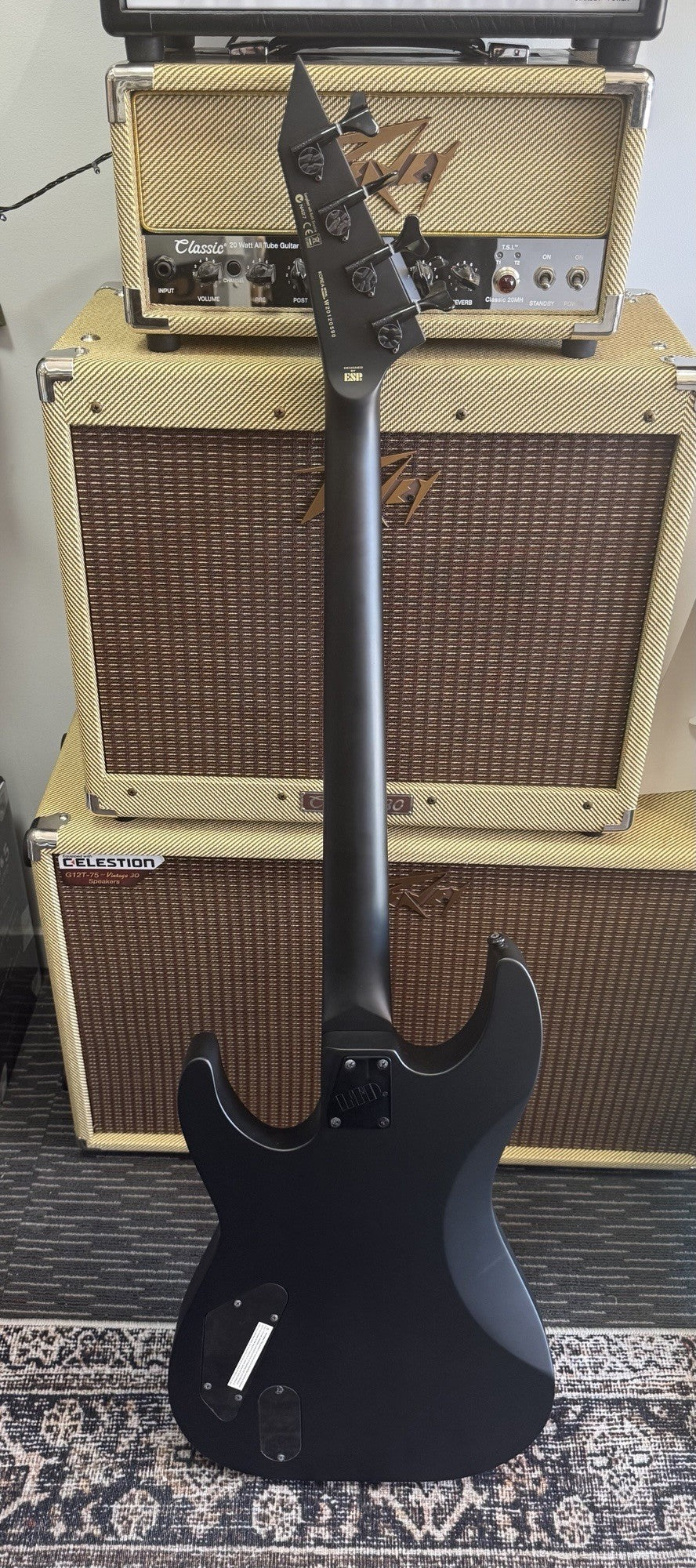 LTD M-4 BLACK METAL BASS WITH MAMMOTH DLX BAG - SECONDHAND
