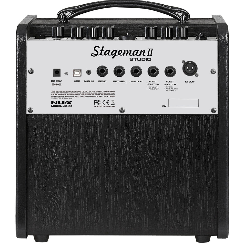 NU-X Stageman II Studio - 60W Acoustic Guitar Amplifier