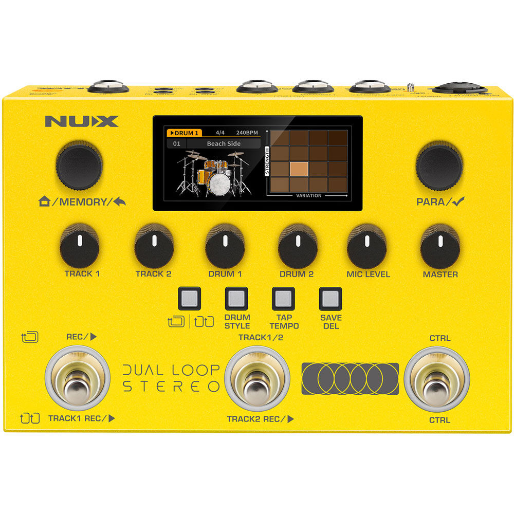 NU-X Monarch Series Dual Loop Stereo Pedal Dual Loop & Dual Rhythm