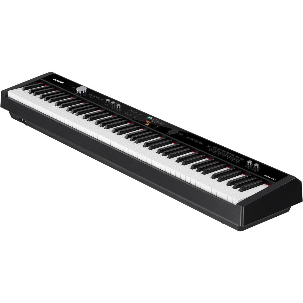 NU-X NPK-20 Portable 88-Key Digital Piano in Black w/ Touch Sensitivity & Hammer Action Keys