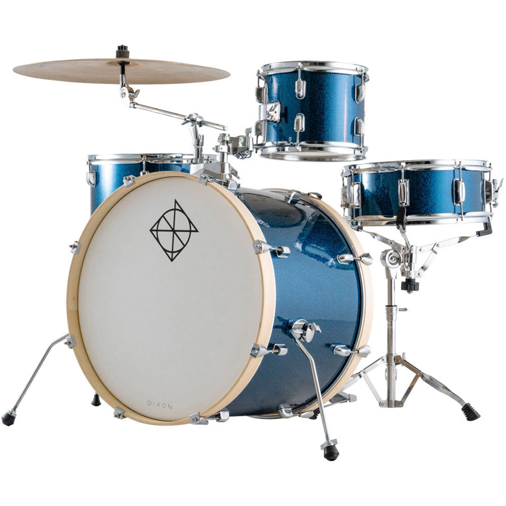 Dixon Spark Standard Series 5-Pce Drum Kit in Ocean Blue Sparkle