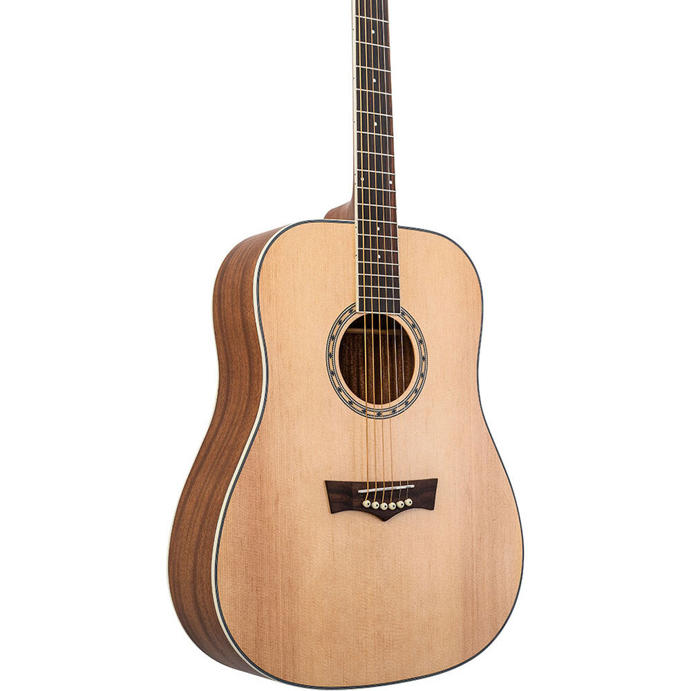 Peavey DW2 Delta Woods Series Dreadnought Acoustic Guitar in Natural Satin Finish