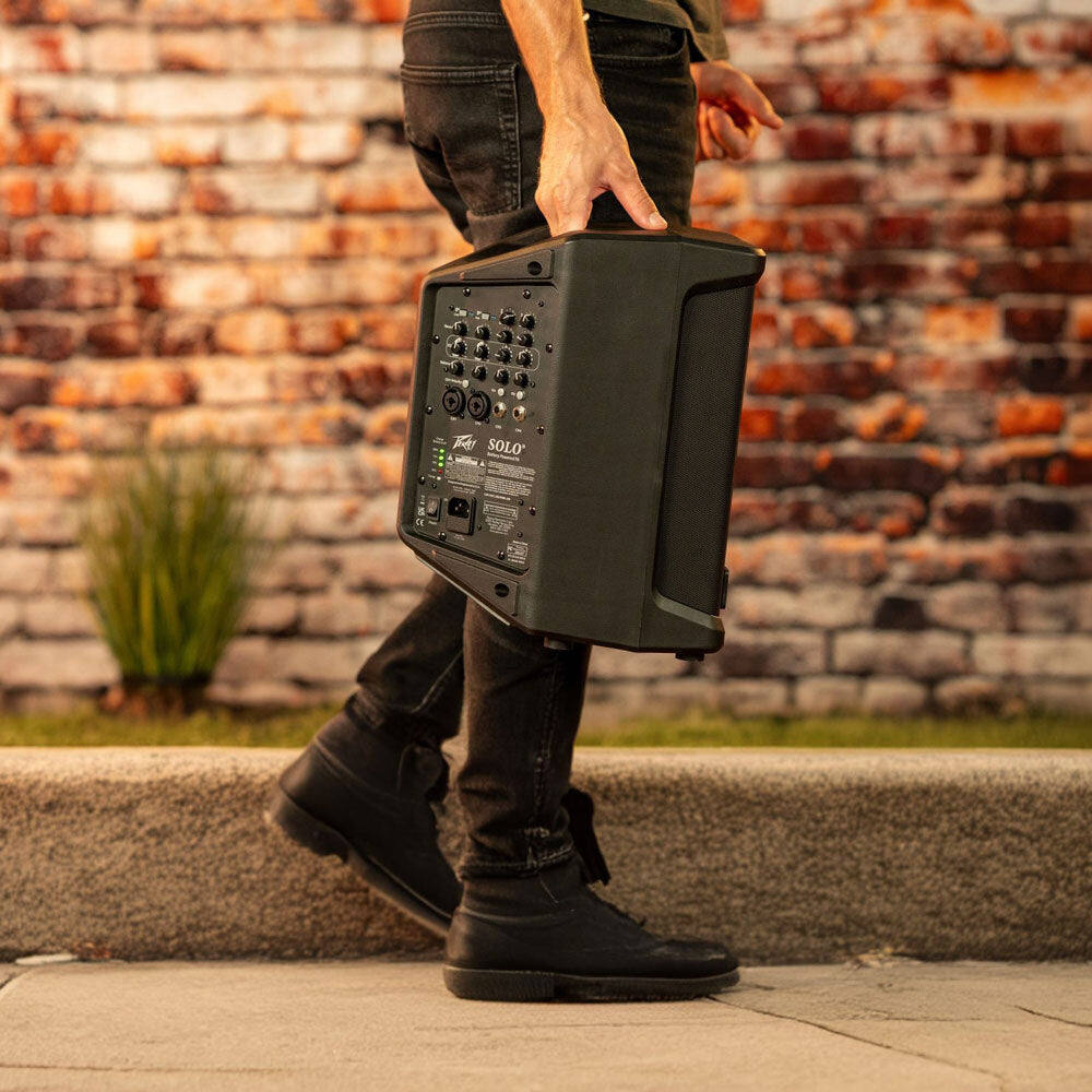 Peavey Solo Portable Battery Powered PA System 4-Channel 90 Watts