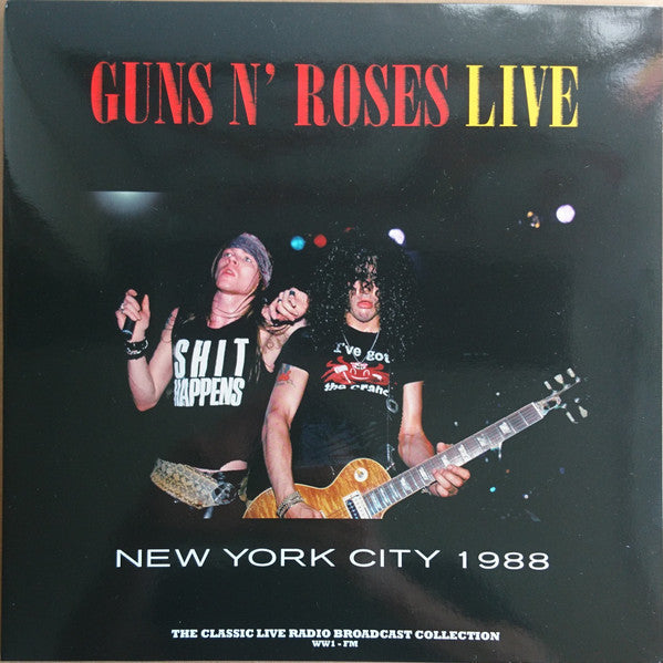 GUNS AND ROSES - LIVE IN NEW YORK CITY 1988 (YELLOW LP)