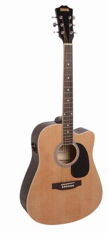 REDDING STEEL STRING Acoustic/Electric Guitar in NATURAL GLOSS