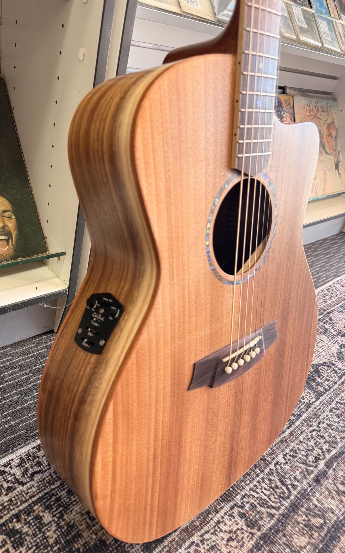 Cole Clark Studio series AN1EC - All Solid Blackwood with Dlx Gig Bag