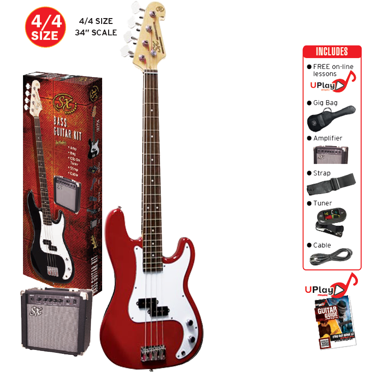 SX P BASS KIT CANDY APPLE RED