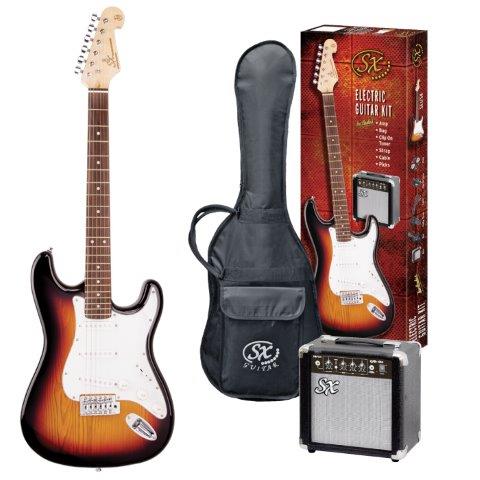 Essex SE1SK 4/4 SIZE ELECTRIC GTR KIT 3 TONE SUNBURST