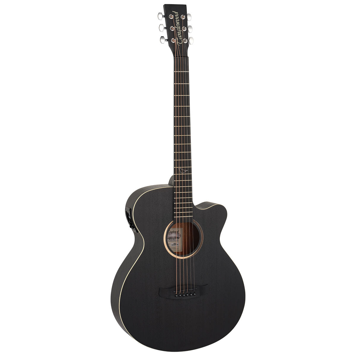 Tanglewood Blackbird Super Folk Acoustic/Electric Smokestack Satin with FREE Hard Foam Case